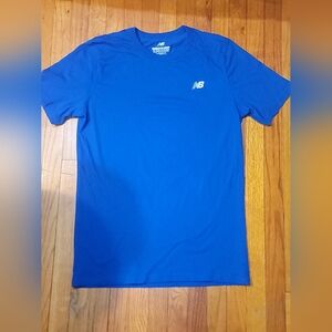 New Balance Men's Vibrant Blue Short Sleeve Tee